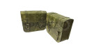 For Royal Enfield Goan Classic 350 Leather Pannier Olive Green Bags With Mounting - SPAREZO